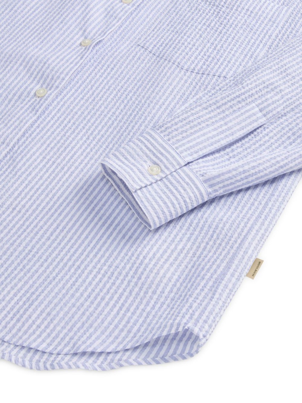 Woolrich Blue stripe cotton shirt