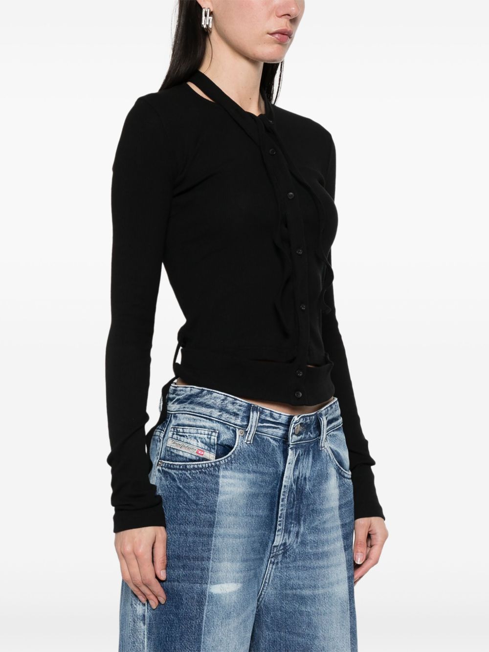 Ottolinger Double closure cardigan