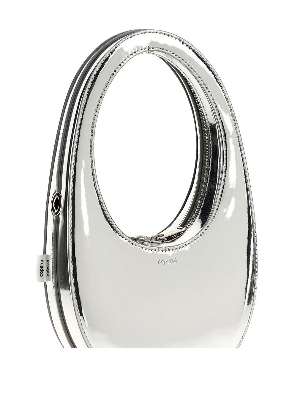 Coperni Swipe Mini Mirrored Leather Bag