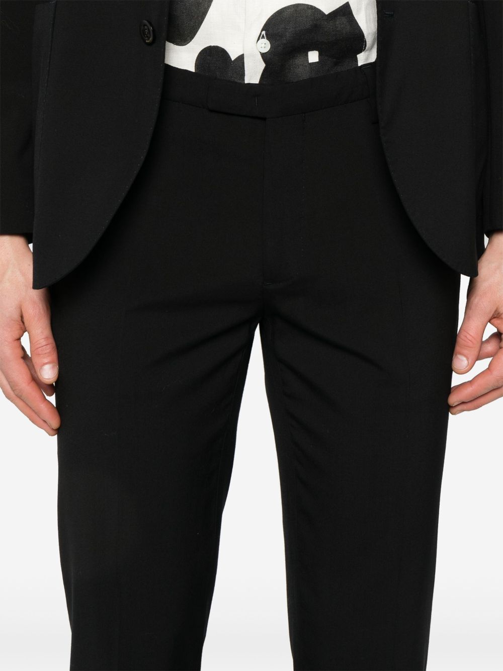 Boglioli Single Breasted Two Button Navy Blue Suit