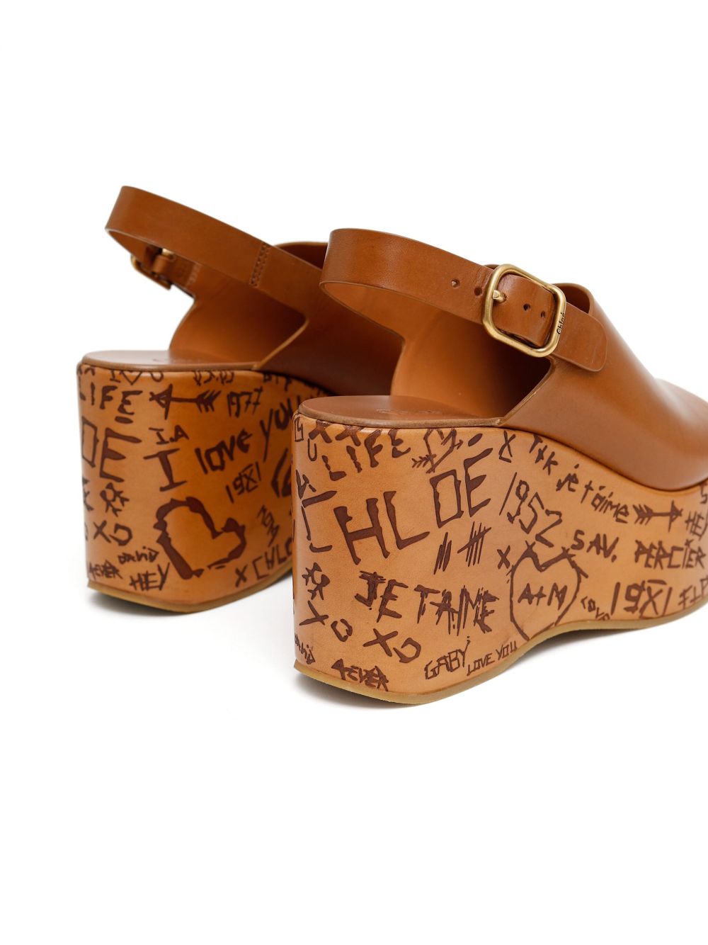 Chloè Chloé 130mm Maxime wedge sandals