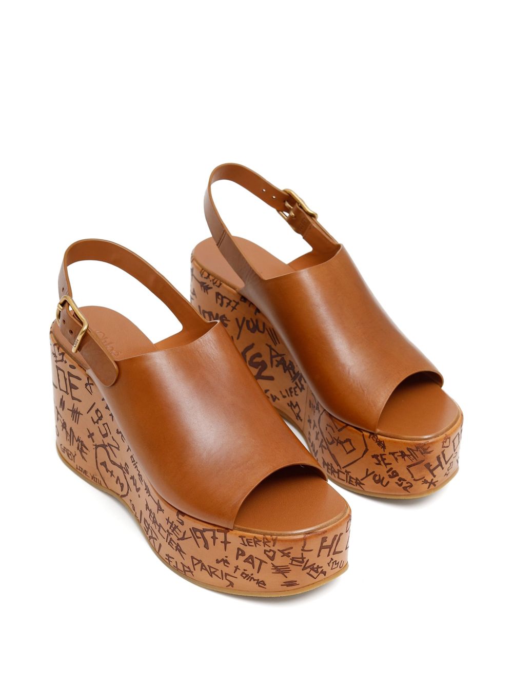Chloè Chloé 130mm Maxime wedge sandals