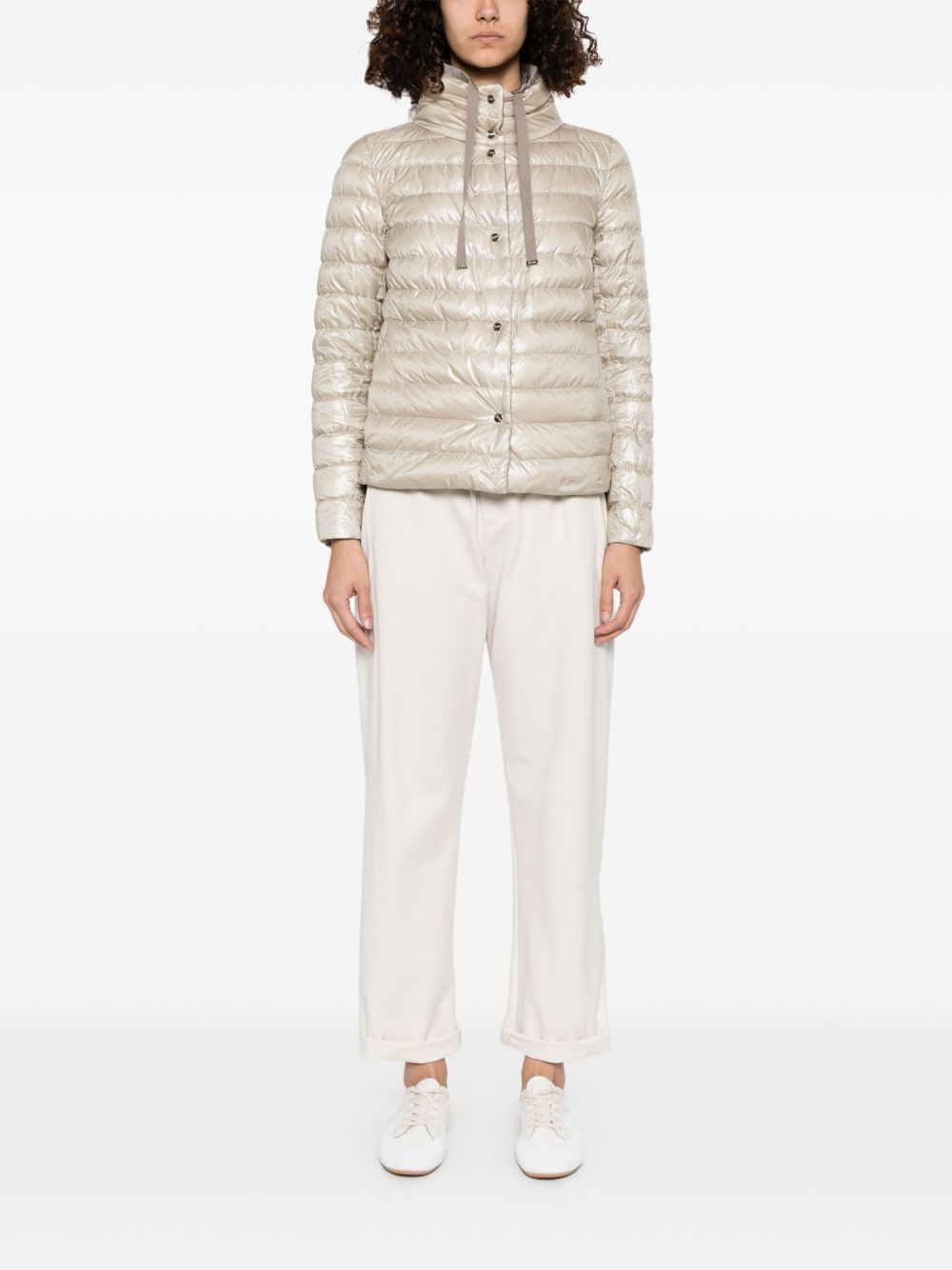 Herno Coats Beige
