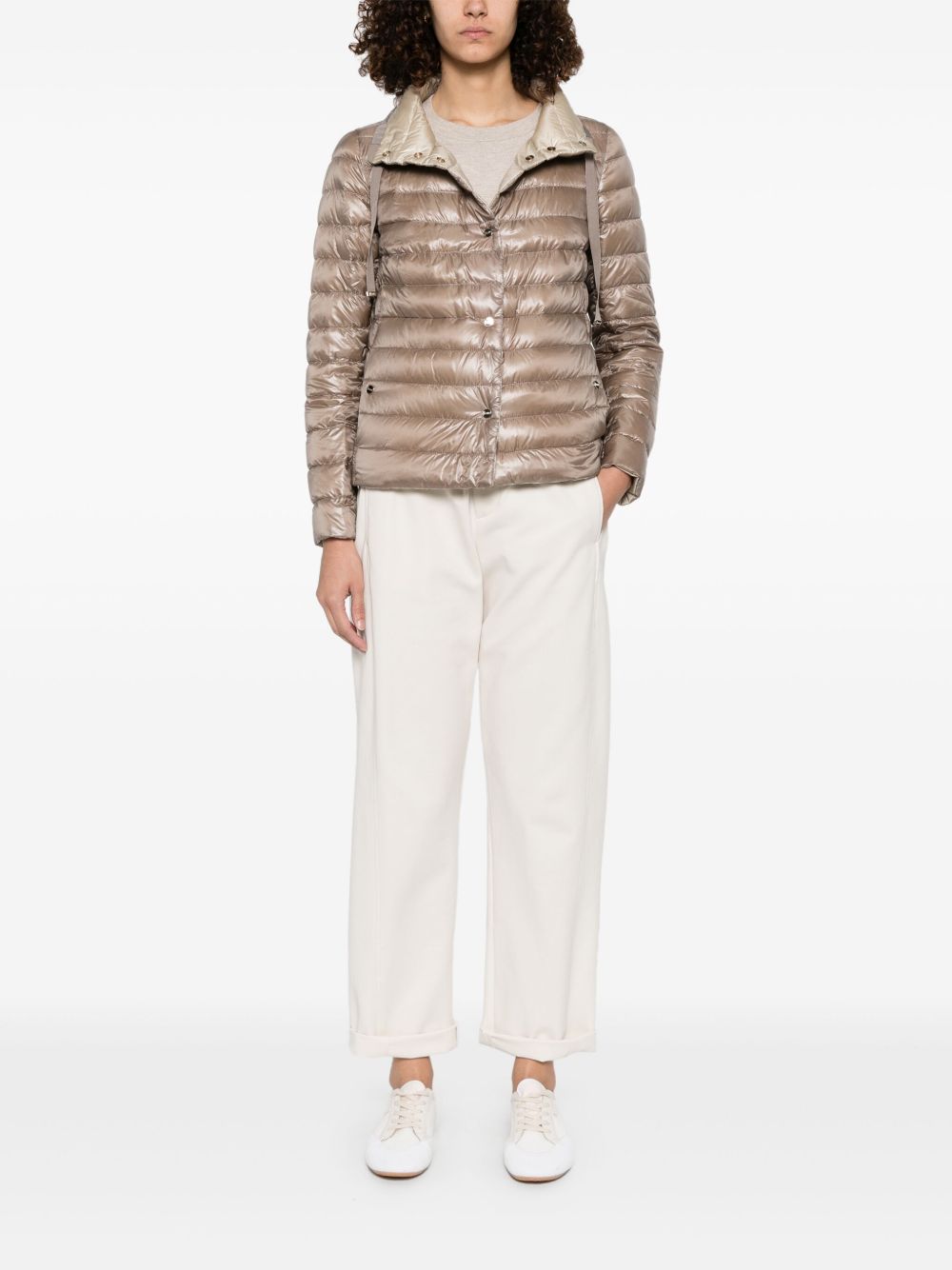 Herno Coats Beige