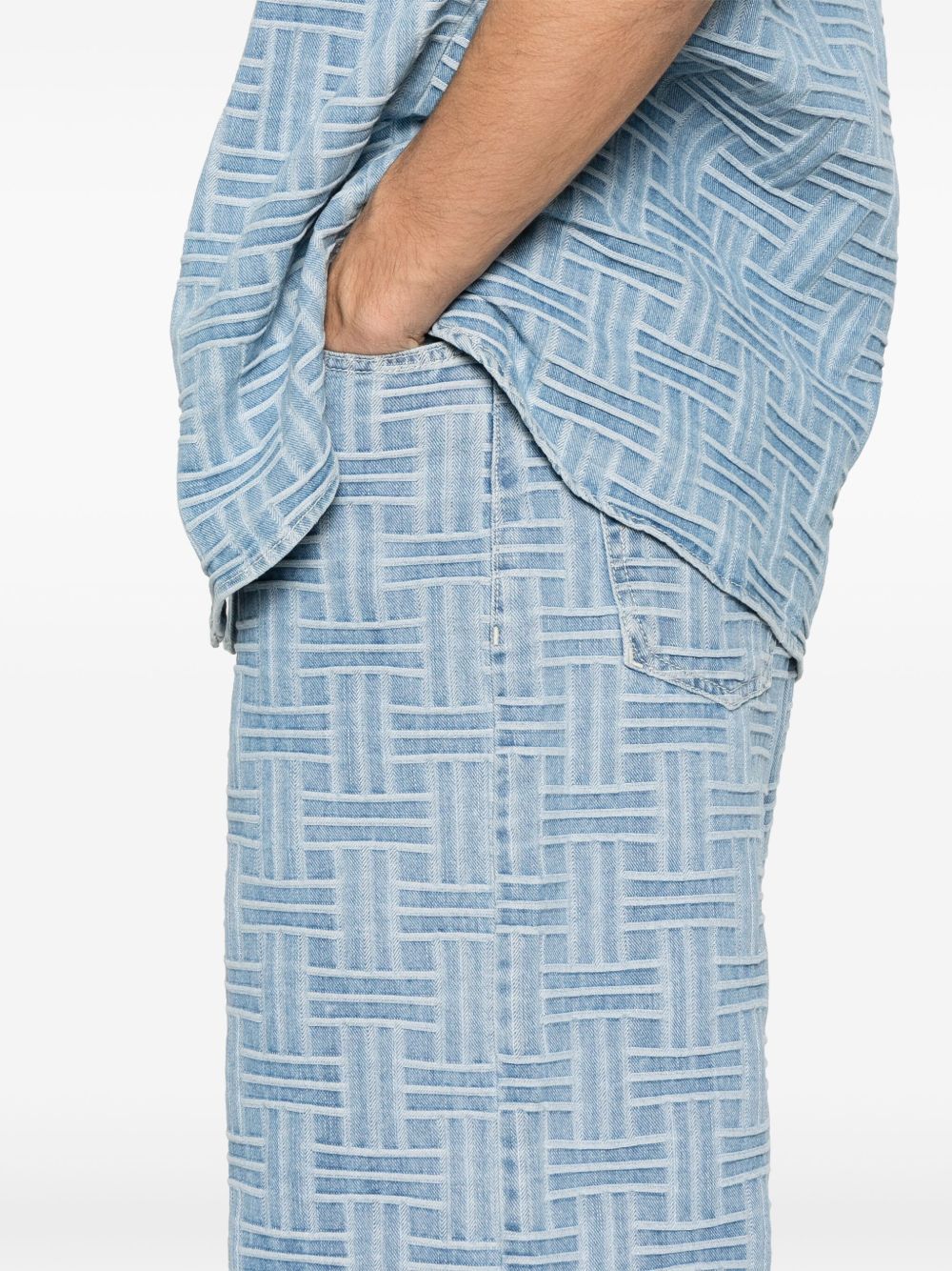 Kenzo Shorts Clear Blue