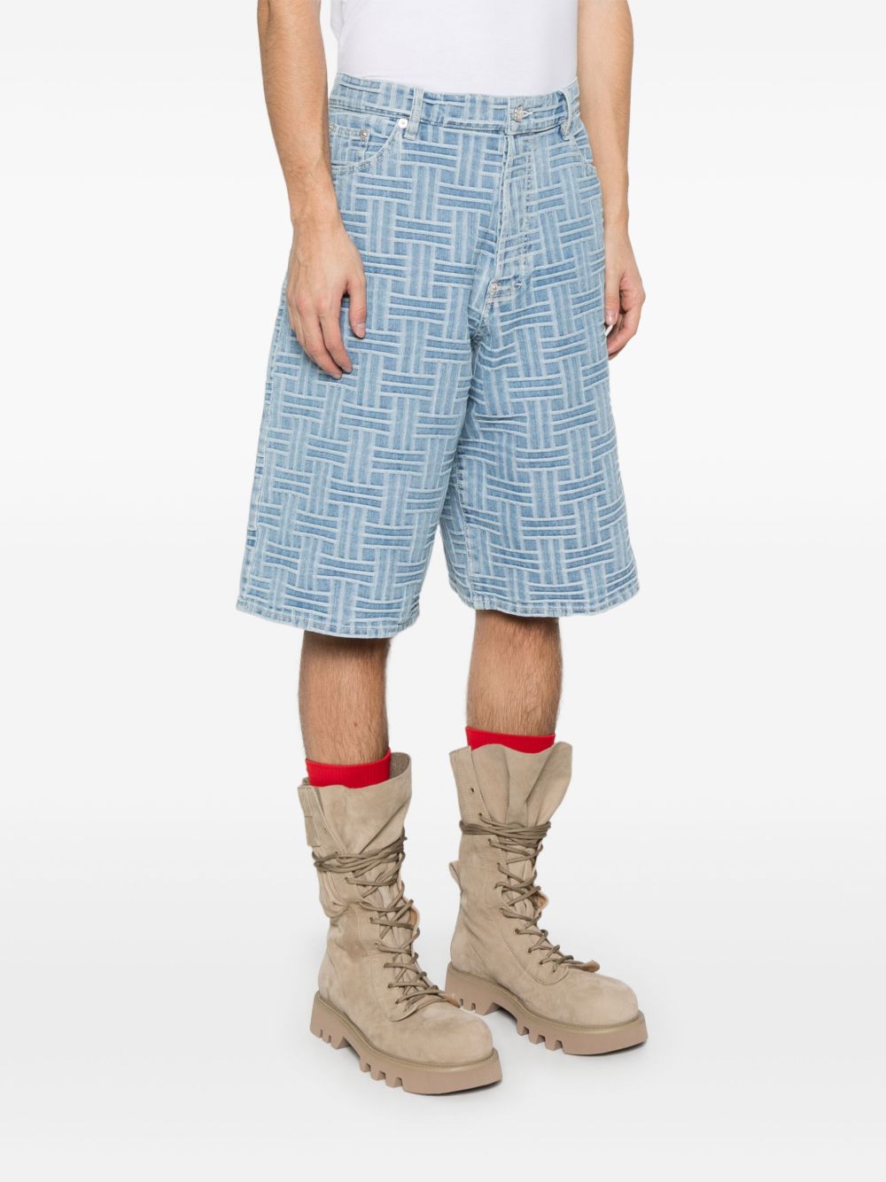 Kenzo Shorts Clear Blue