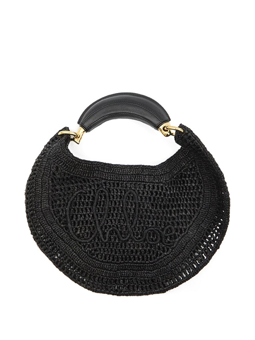 Chloè Chloé Summer Banana hobo bag in raffia