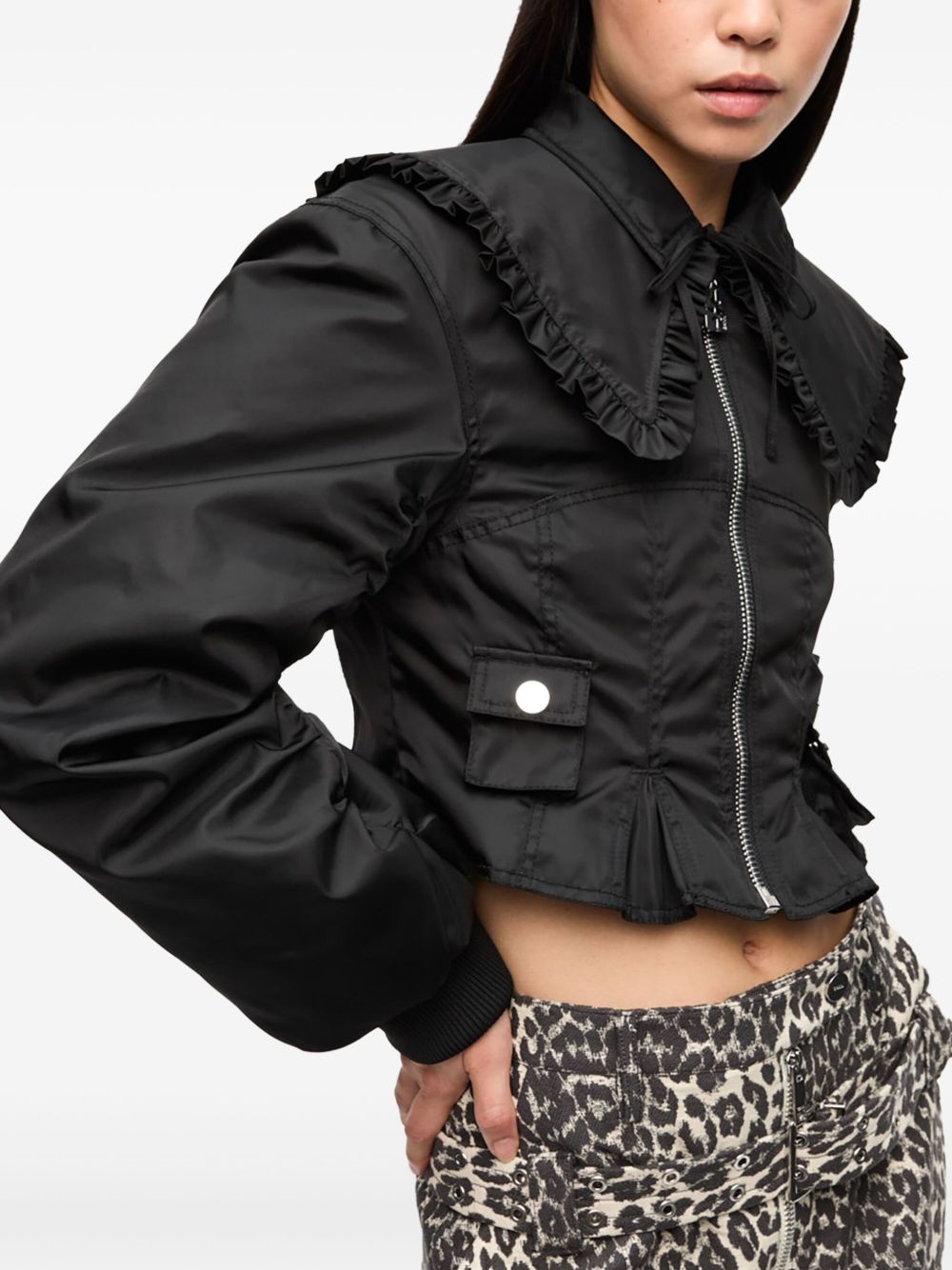 GANNI Coats Black