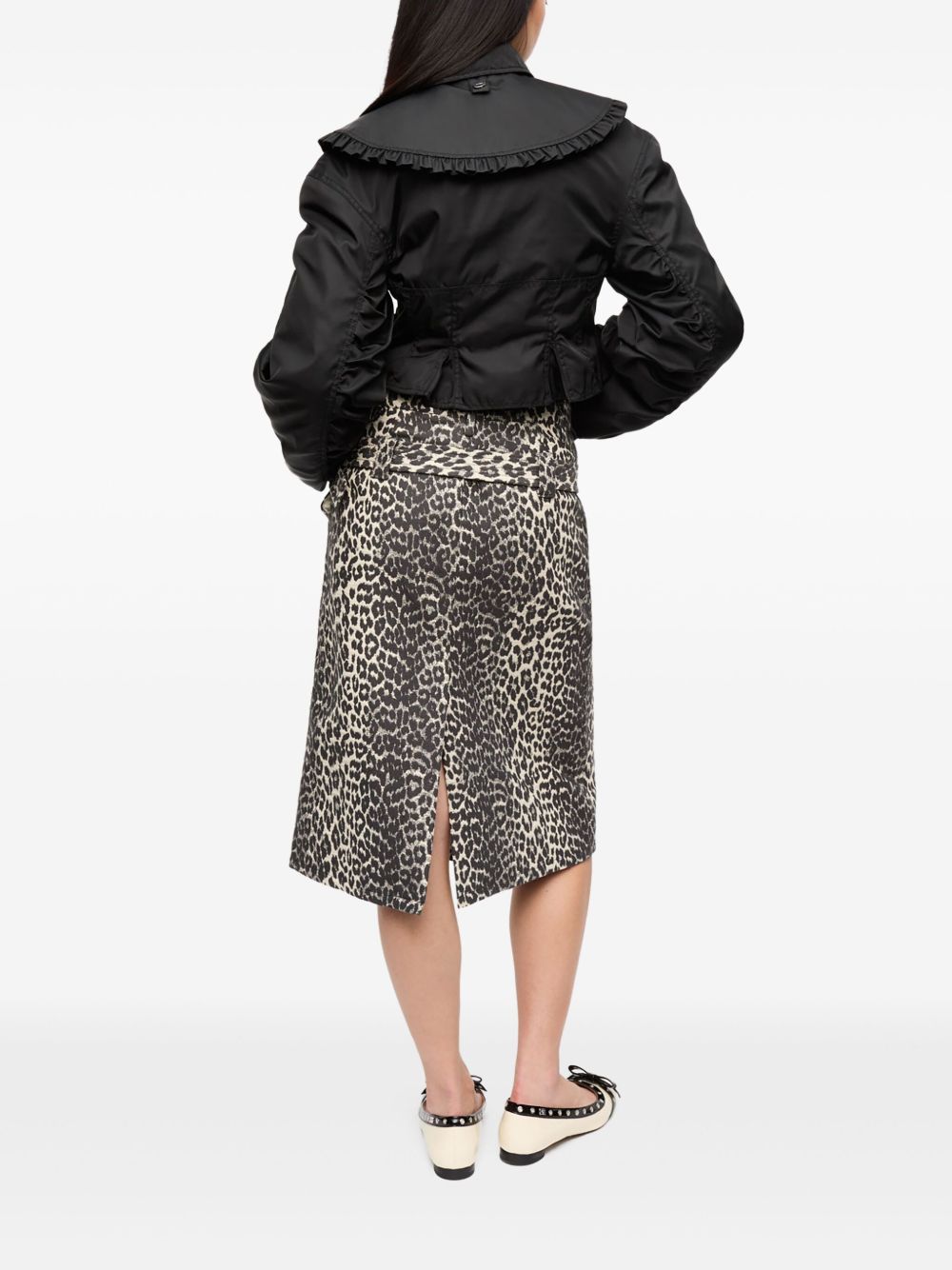 GANNI Coats Black