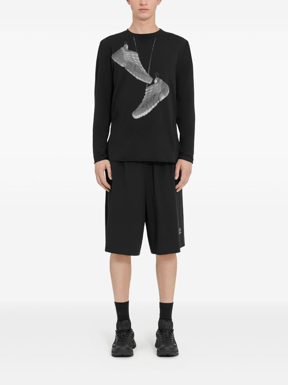 MM6 X SALOMON T-shirts and Polos Black