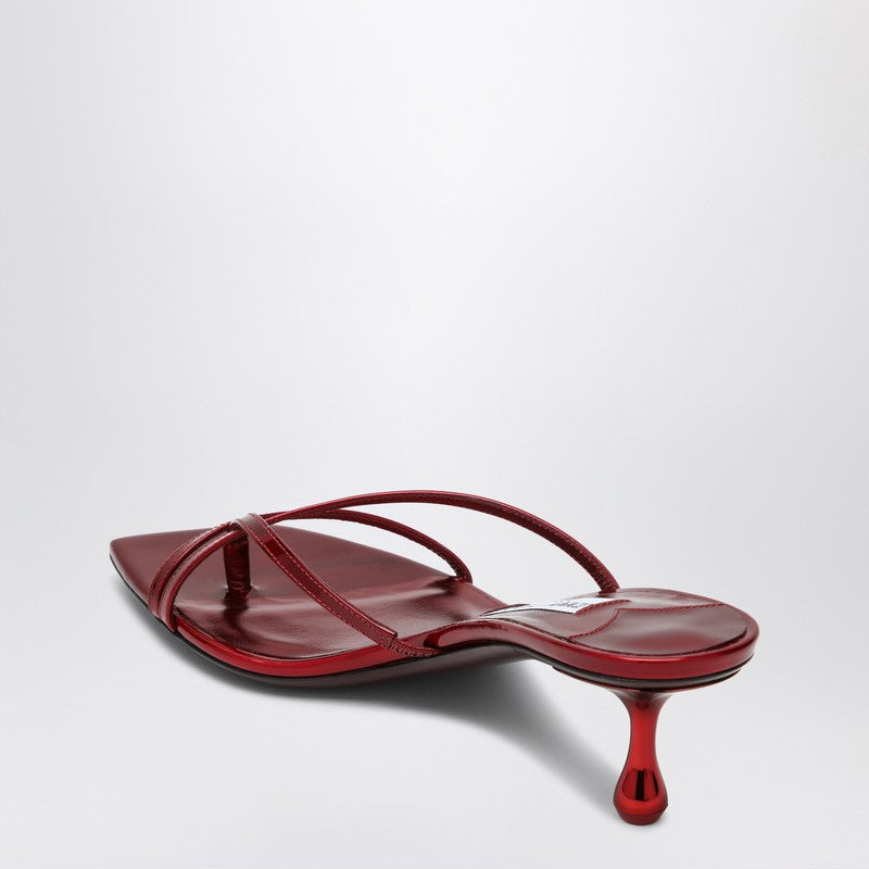 Jimmy Choo Etana Mule 50 ruby red sabot