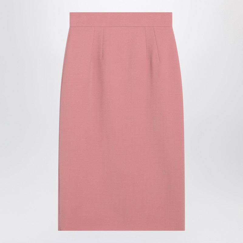 Dolce & Gabbana Dolce&Gabbana Pink wool pencil skirt