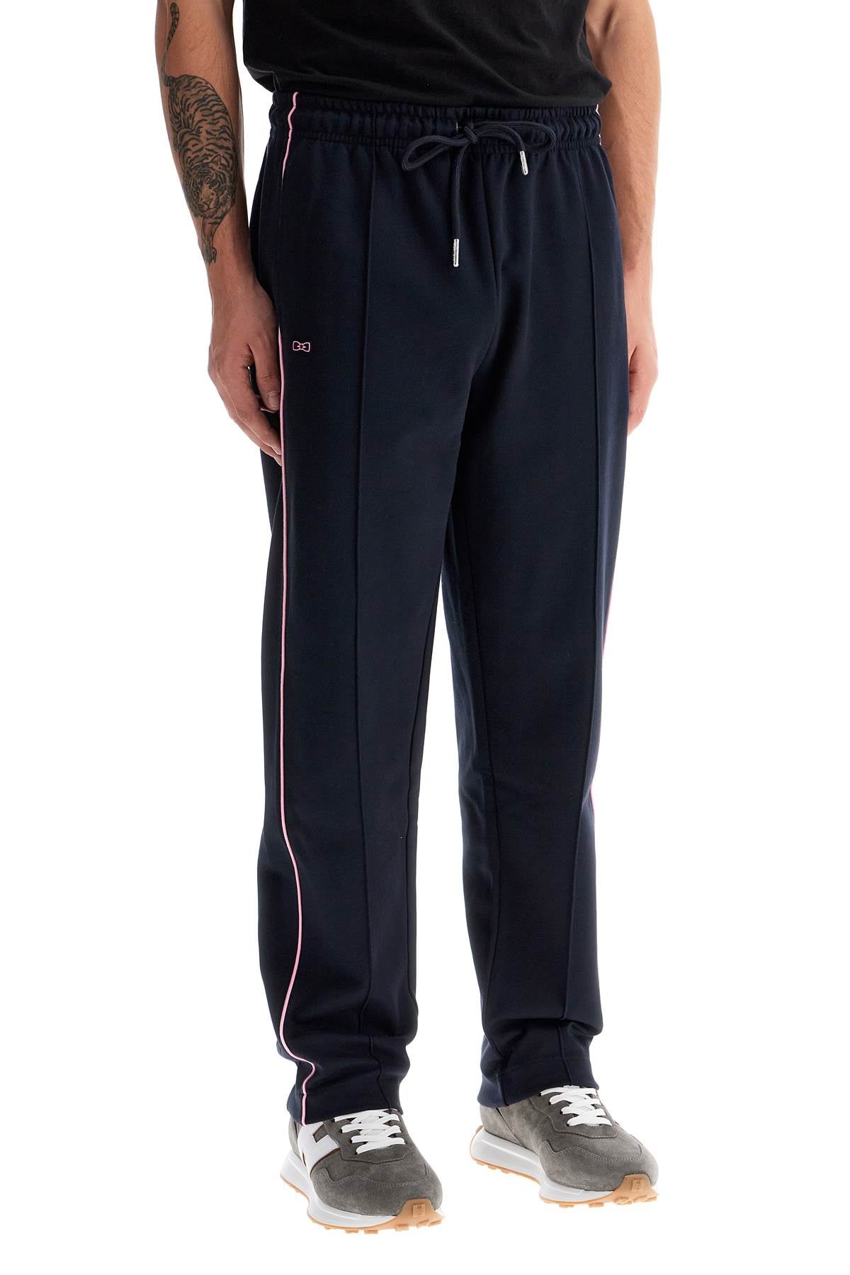 EDEN PARK contrast piping joggers with