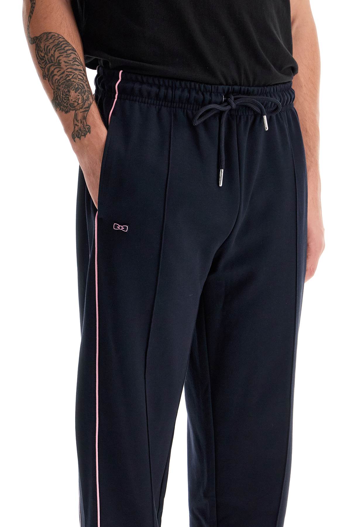 EDEN PARK contrast piping joggers with