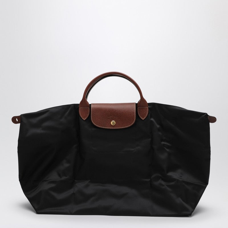 Longchamp Travel bag Black Le Pliage Original S