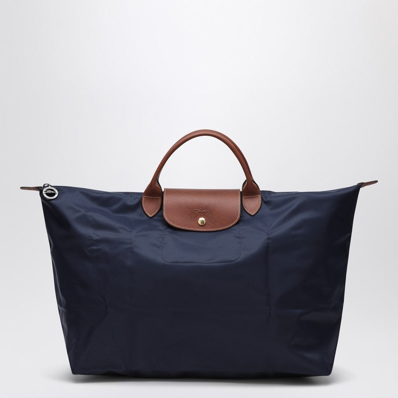 Longchamp Travel bag Navy blue Le Pliage Original S