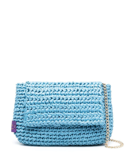 Chica straw shoulder bag