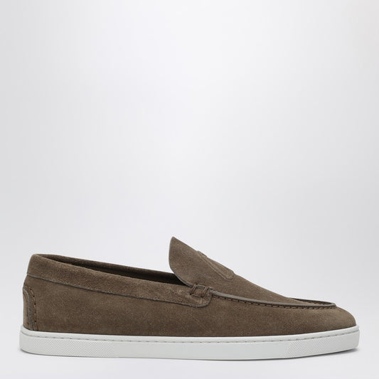 Christian Louboutin Brown suede Varsiboat Boat shoes