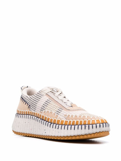 Chloè Chloé whipstitch-trim Sneakers