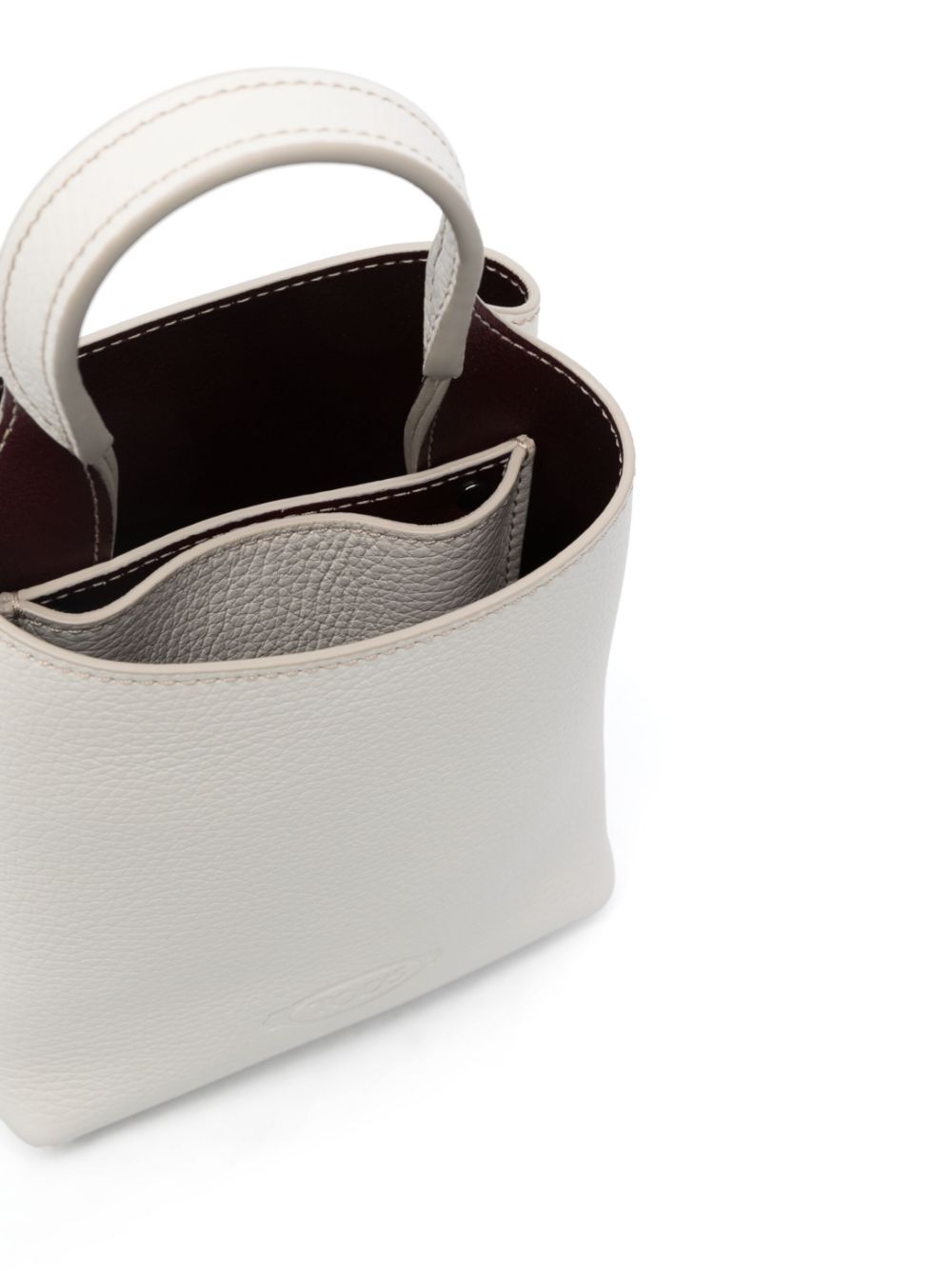 Tod's debossed-logo leather mini bag