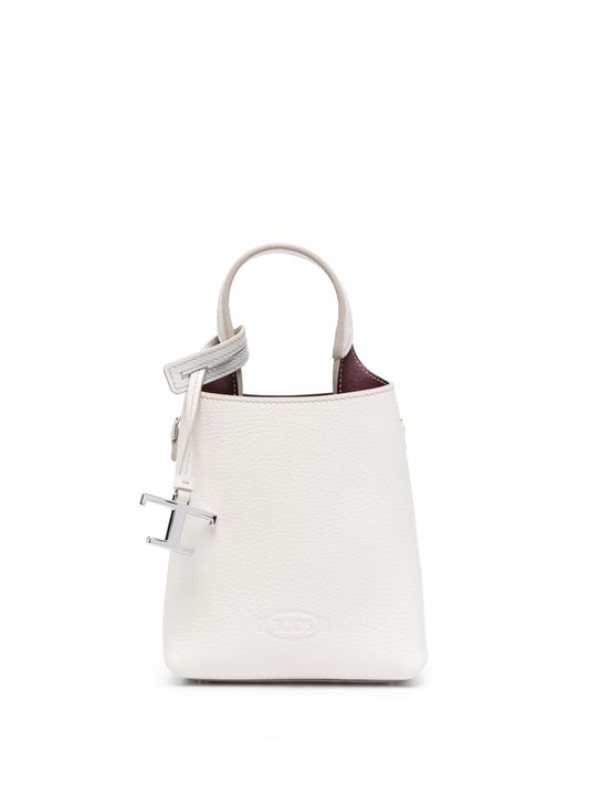 Tod's debossed-logo leather mini bag