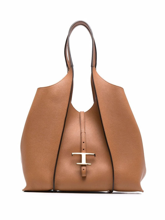 Tod's Tod's T Timeless Leather Shopping Bag
