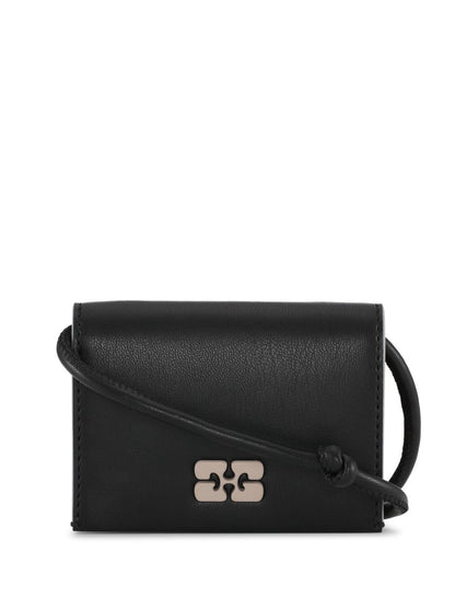 Ganni Bou logo-plaque wallet