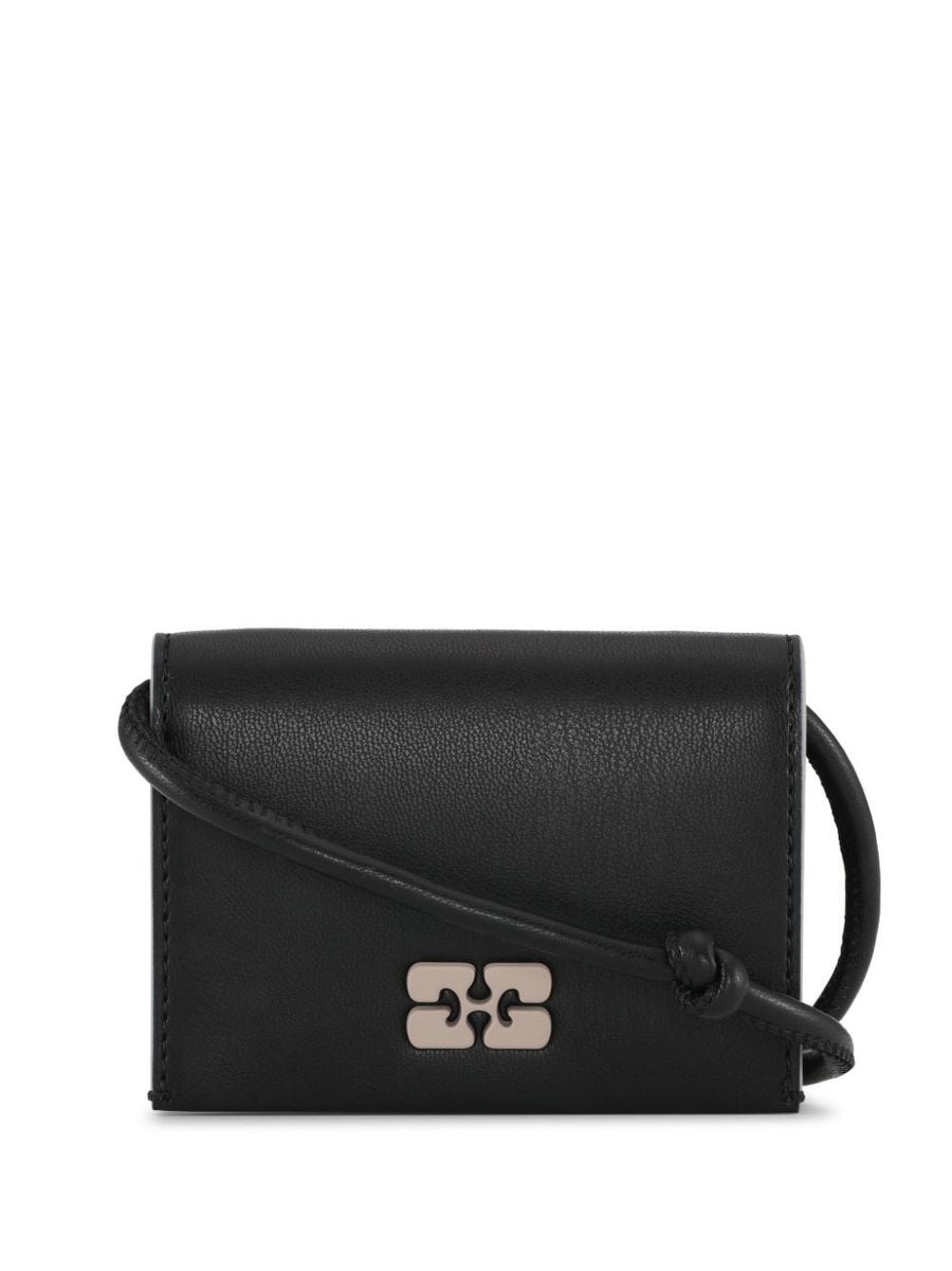 Ganni Bou logo-plaque wallet