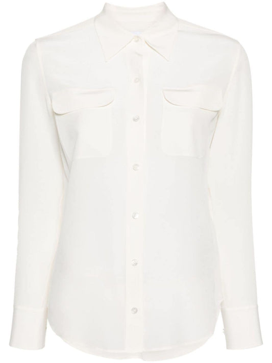 Equipment Shirts Cream