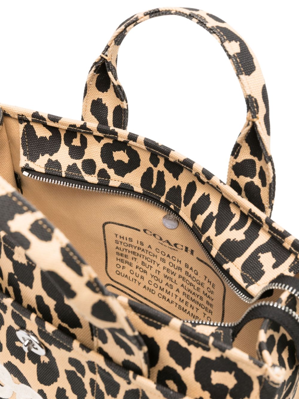 Coach leopard-print Canvas Tote Bag