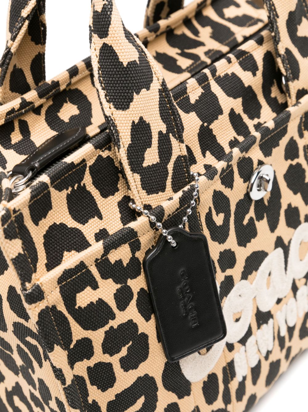 Coach leopard-print Canvas Tote Bag