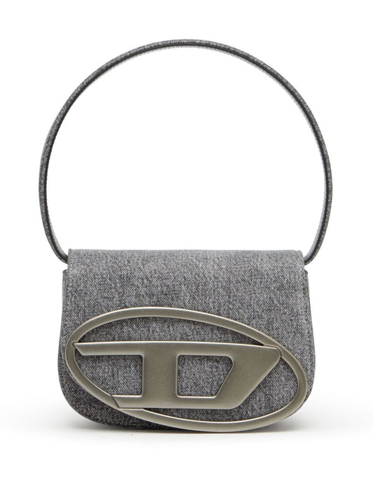 Diesel 1DR-Iconic shoulder bag in stonewashed denim