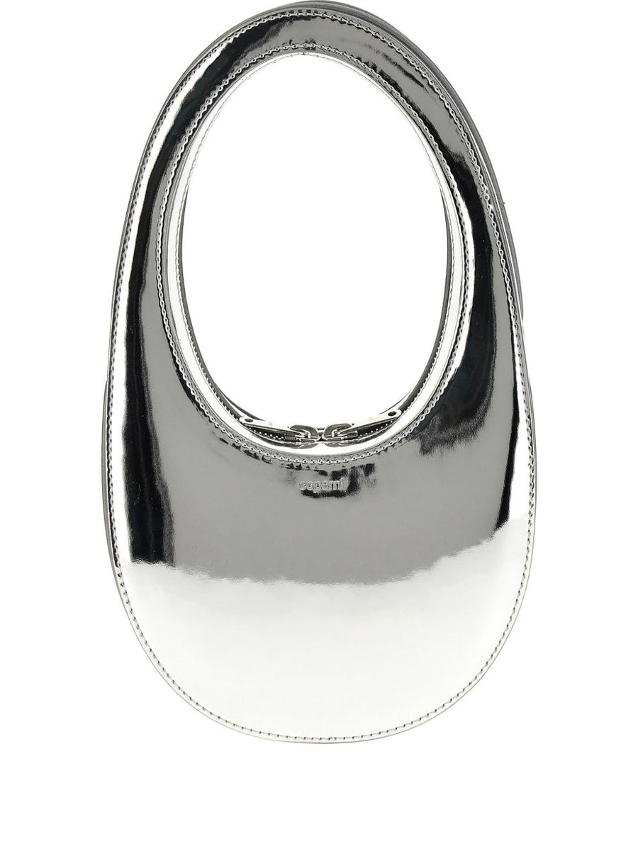 Coperni Swipe Mini Mirrored Leather Bag