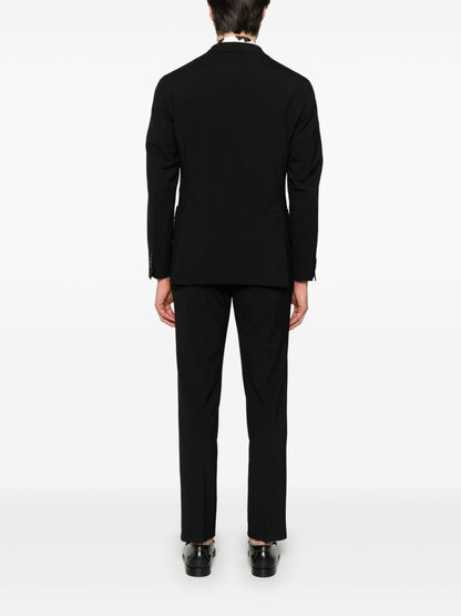 Boglioli Single Breasted Two Button Navy Blue Suit
