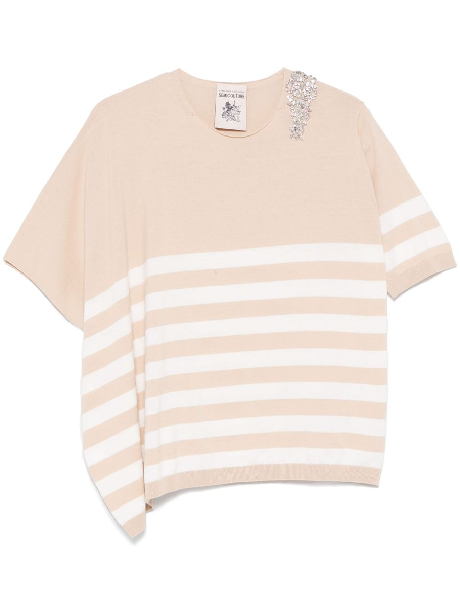 Semicouture Sweaters Beige