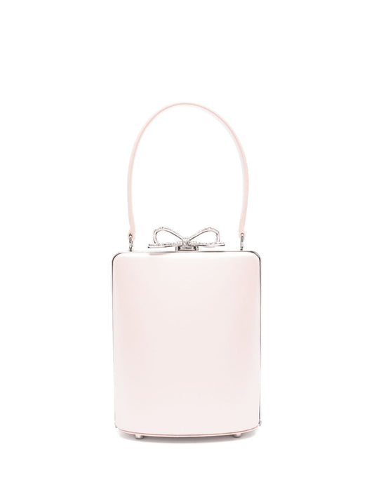 Self-Portrait bow-detail tote bag