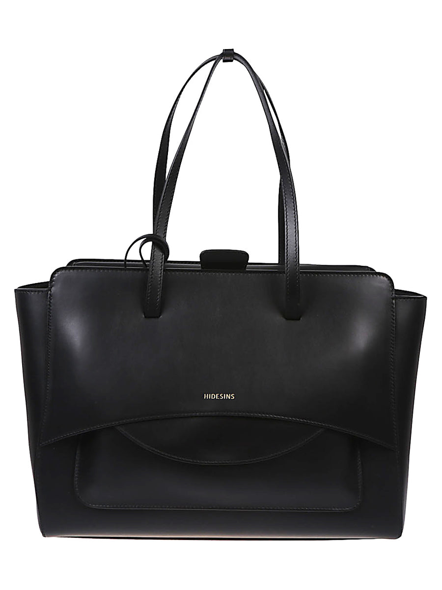 HIDESINS Large Flap leather tote bag