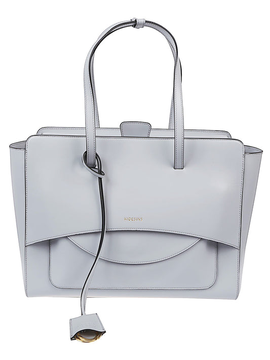 HIDESINS Flap large leather tote bag