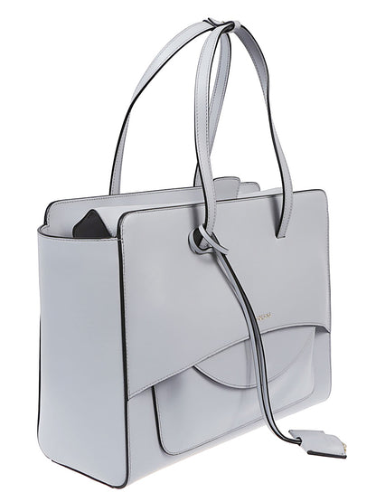 HIDESINS Flap large leather tote bag
