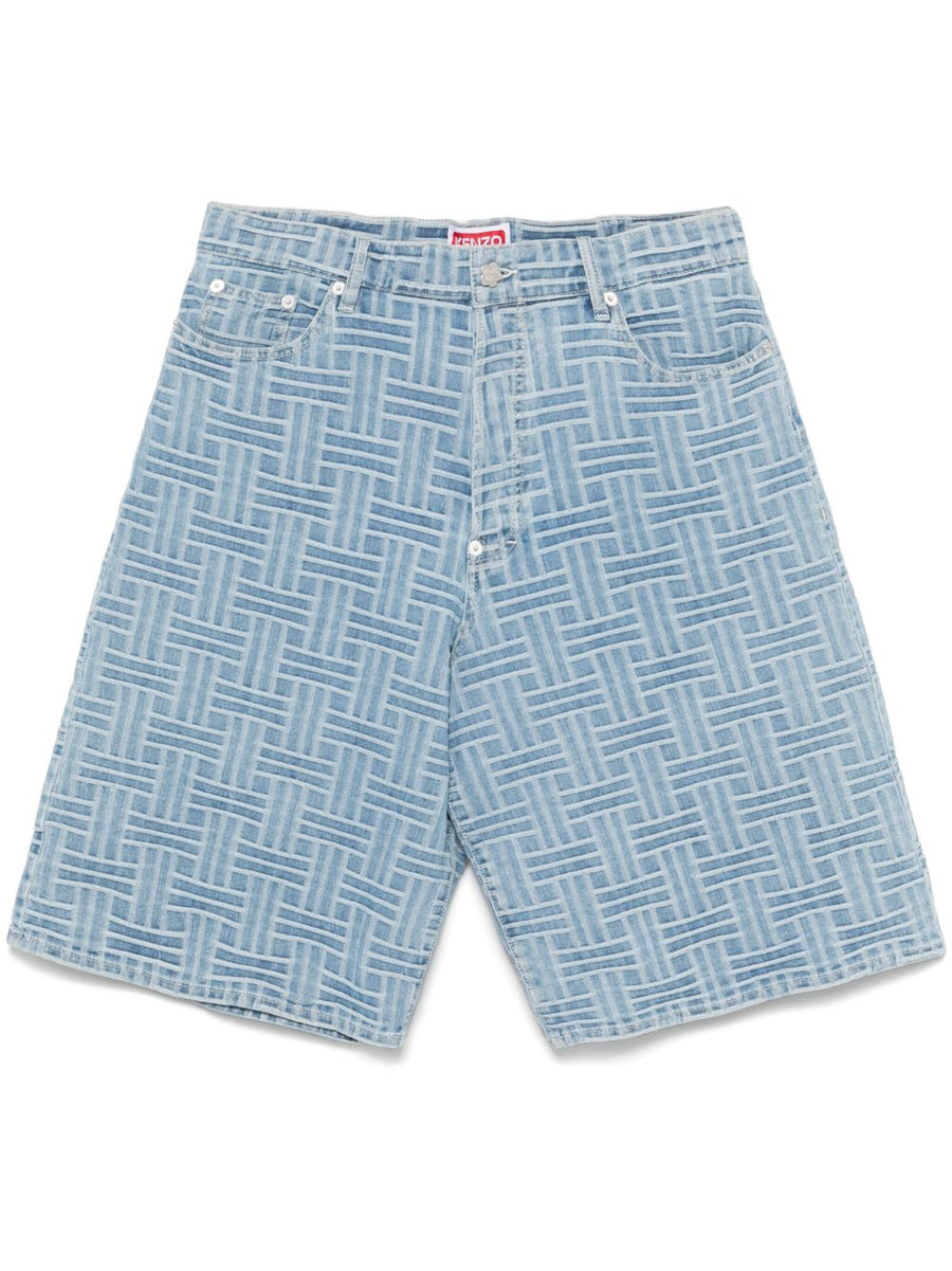 Kenzo Shorts Clear Blue