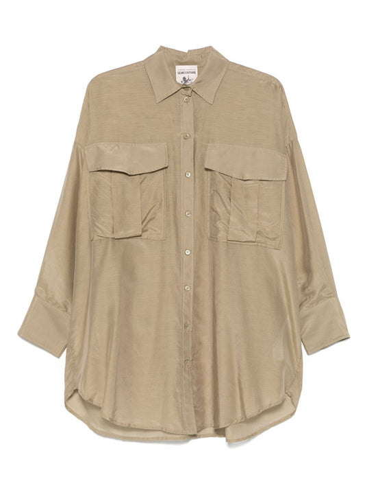 Semicouture Shirts Beige