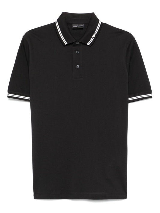 Emporio Armani Jersey polo shirt with logo