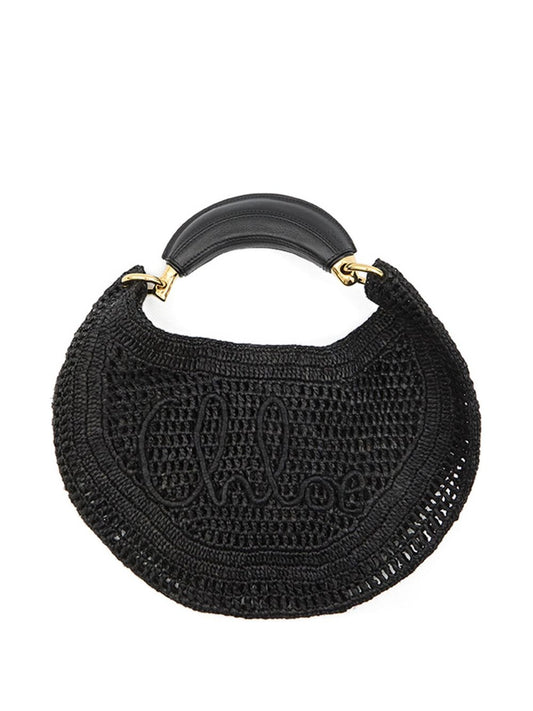 Chloè Chloé Summer Banana hobo bag in raffia