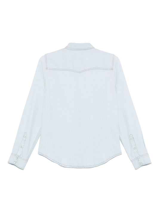 Semicouture Shirts Clear Blue
