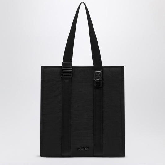 JACQUEMUS Black rope tote bag Le Cabas