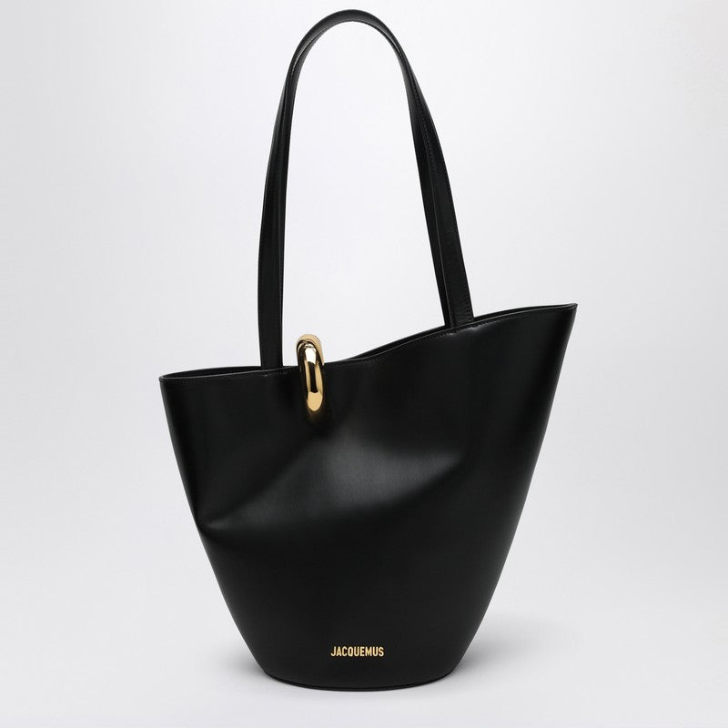 JACQUEMUS Black medium doll bag