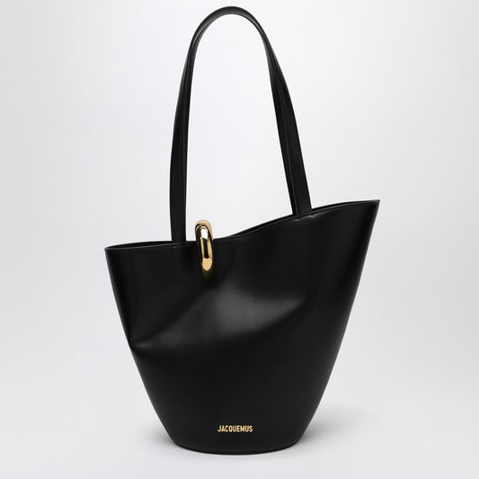 JACQUEMUS Black medium doll bag