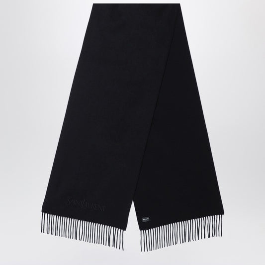 Saint Laurent Black cashmere scarf