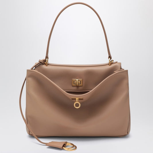 Balenciaga Small Rodeo bag in milk-coloured smooth leather
