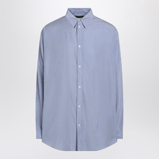 Balenciaga Fluid blue striped shirt